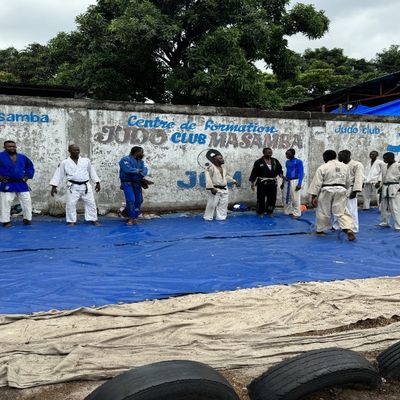 Tournoi de judo réunissant douze clubs, Limete, janvier 2024